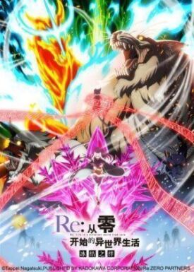 Постер к фильму Re: Zero — жизнь с нуля в другом мире: Замороженные узы онлайн бесплатно в 720р и HD